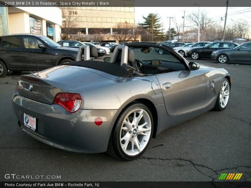 Space Grey Metallic / Black 2008 BMW Z4 3.0i Roadster