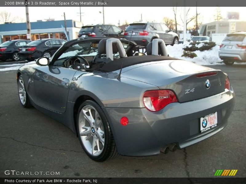 Space Grey Metallic / Black 2008 BMW Z4 3.0i Roadster