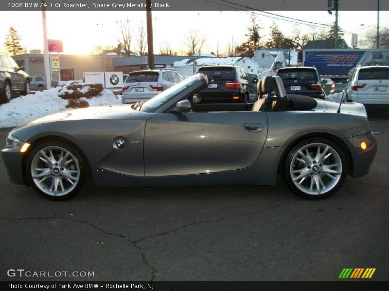 Space Grey Metallic / Black 2008 BMW Z4 3.0i Roadster