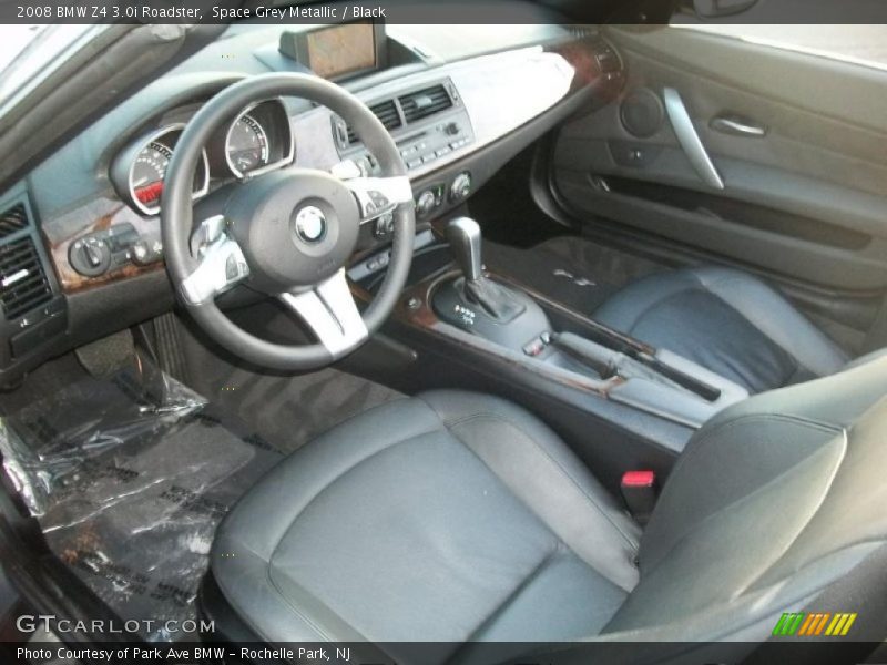 Space Grey Metallic / Black 2008 BMW Z4 3.0i Roadster