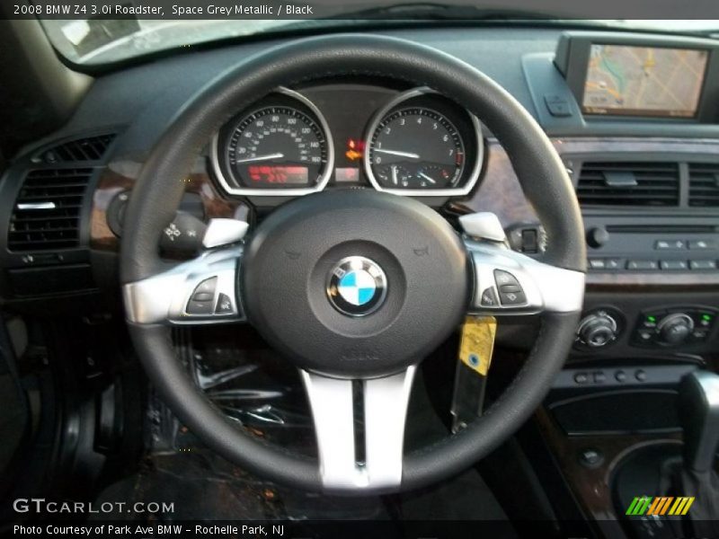 Space Grey Metallic / Black 2008 BMW Z4 3.0i Roadster