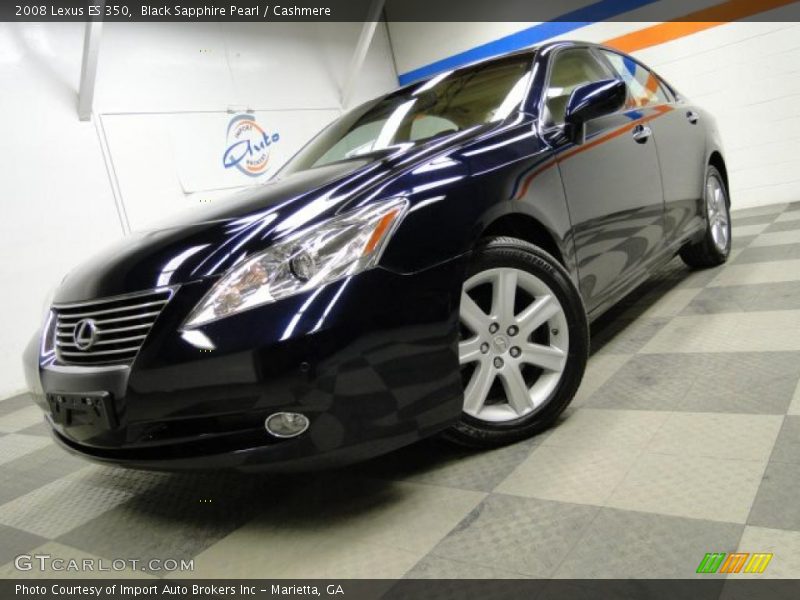 Black Sapphire Pearl / Cashmere 2008 Lexus ES 350