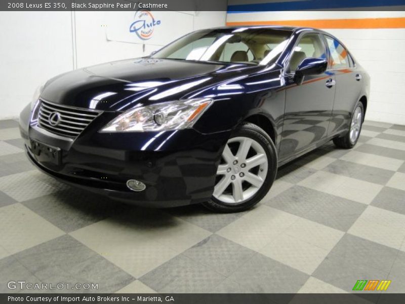 Black Sapphire Pearl / Cashmere 2008 Lexus ES 350