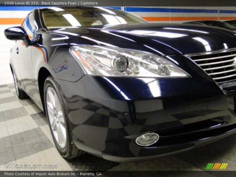 Black Sapphire Pearl / Cashmere 2008 Lexus ES 350