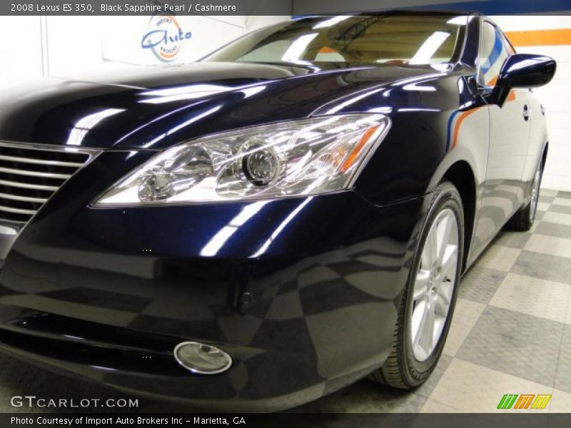 Black Sapphire Pearl / Cashmere 2008 Lexus ES 350