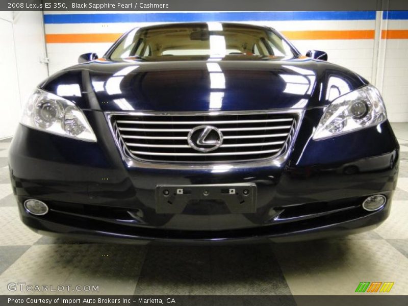 Black Sapphire Pearl / Cashmere 2008 Lexus ES 350