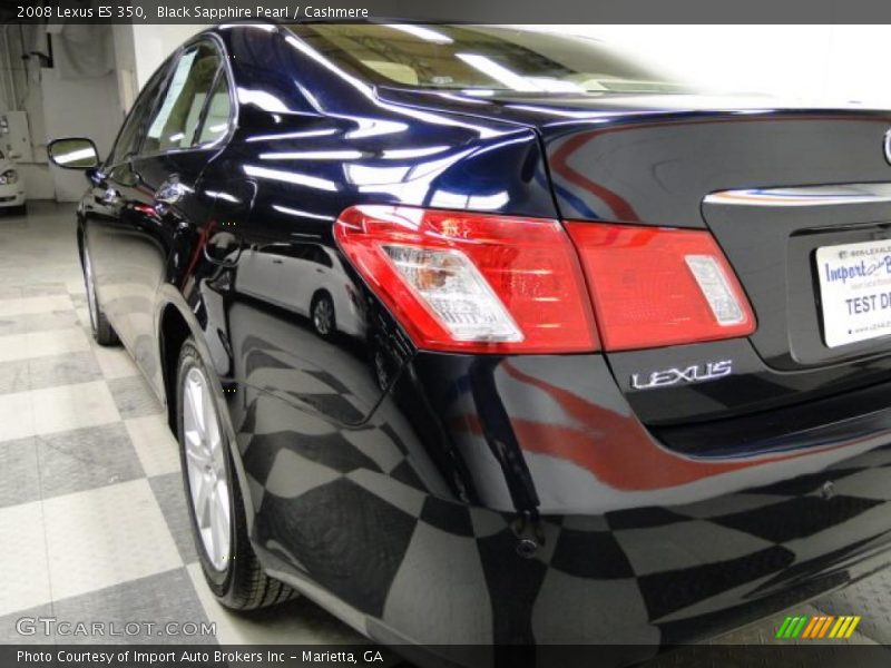 Black Sapphire Pearl / Cashmere 2008 Lexus ES 350