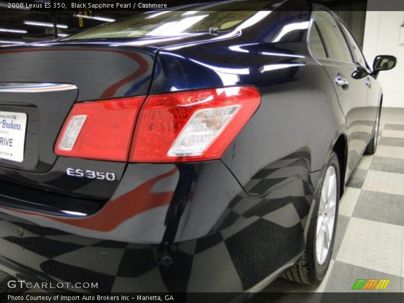 Black Sapphire Pearl / Cashmere 2008 Lexus ES 350