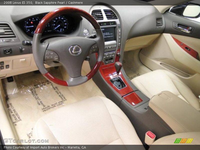 Black Sapphire Pearl / Cashmere 2008 Lexus ES 350