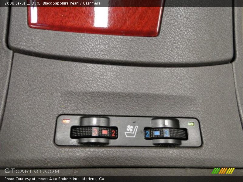 Black Sapphire Pearl / Cashmere 2008 Lexus ES 350