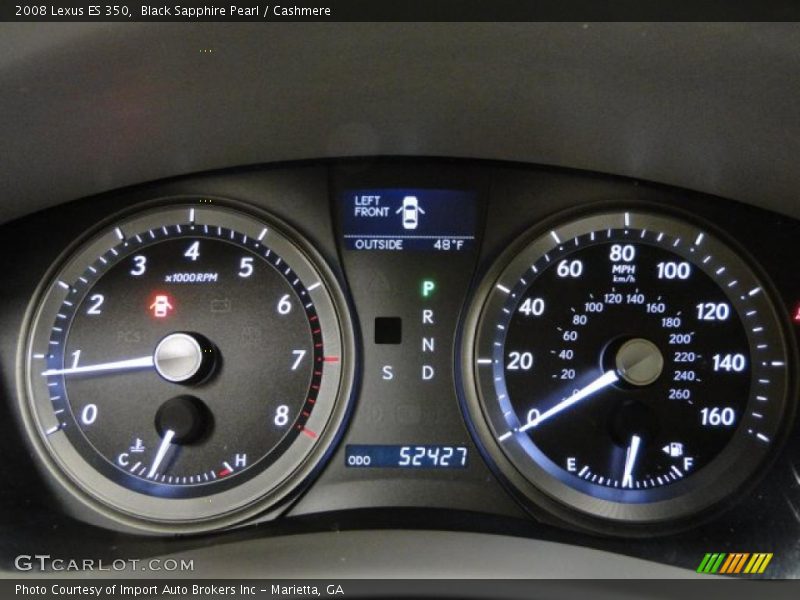 Black Sapphire Pearl / Cashmere 2008 Lexus ES 350