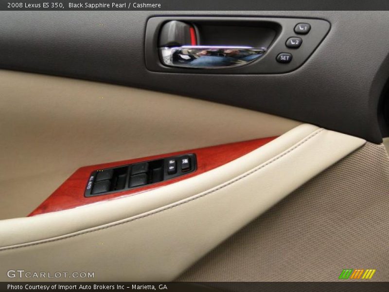 Black Sapphire Pearl / Cashmere 2008 Lexus ES 350