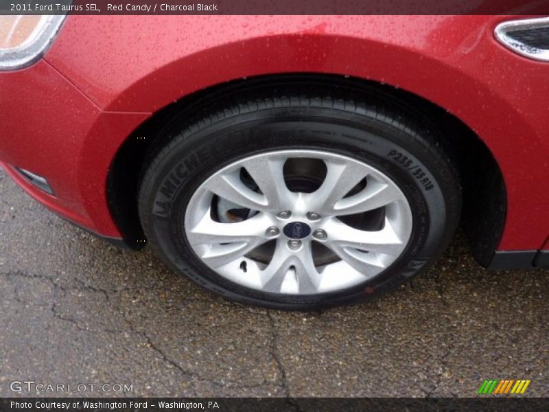 Red Candy / Charcoal Black 2011 Ford Taurus SEL