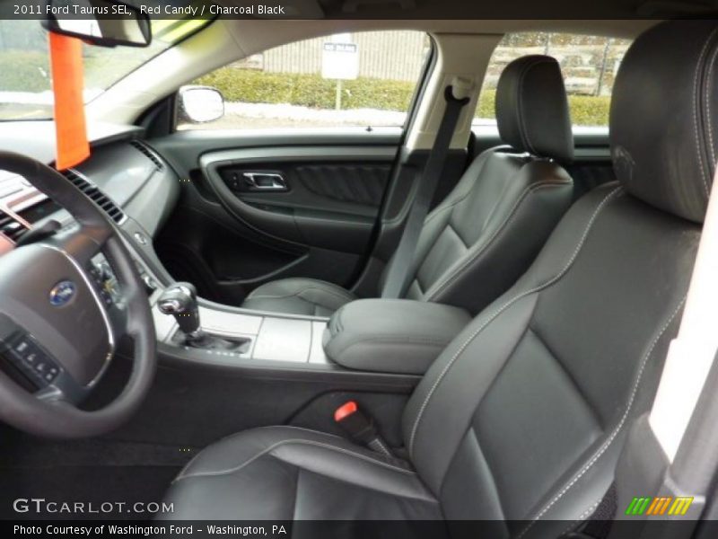 Red Candy / Charcoal Black 2011 Ford Taurus SEL