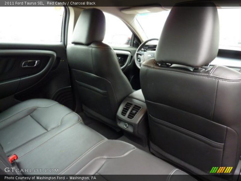 Red Candy / Charcoal Black 2011 Ford Taurus SEL
