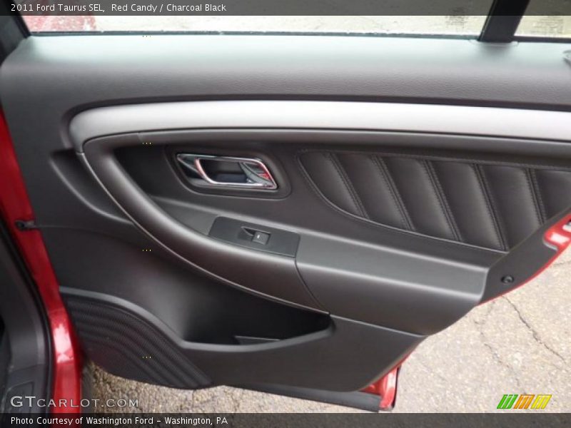 Red Candy / Charcoal Black 2011 Ford Taurus SEL