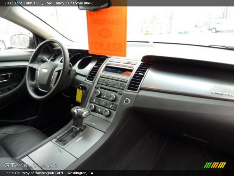 Red Candy / Charcoal Black 2011 Ford Taurus SEL
