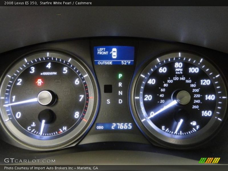 Starfire White Pearl / Cashmere 2008 Lexus ES 350