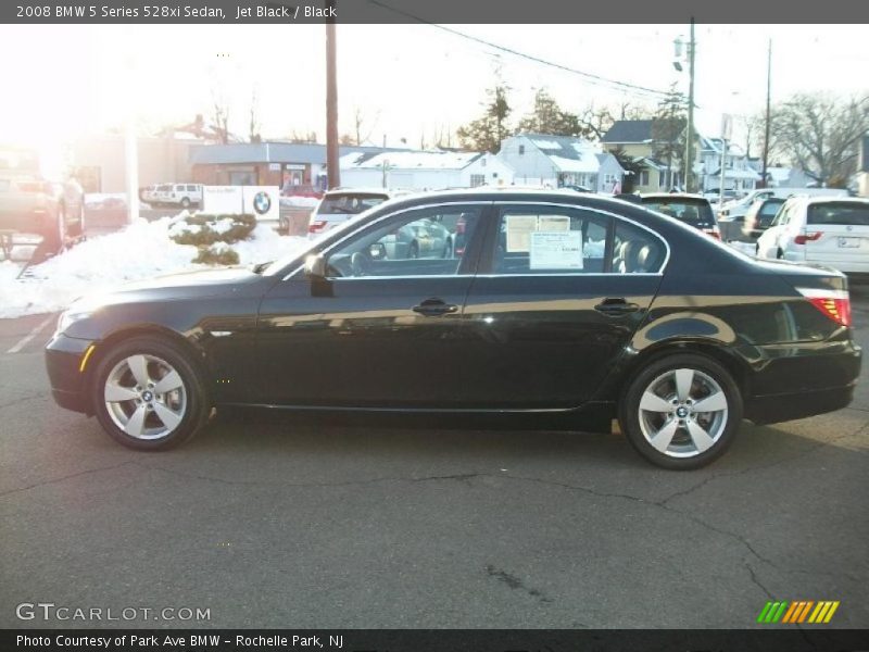 Jet Black / Black 2008 BMW 5 Series 528xi Sedan