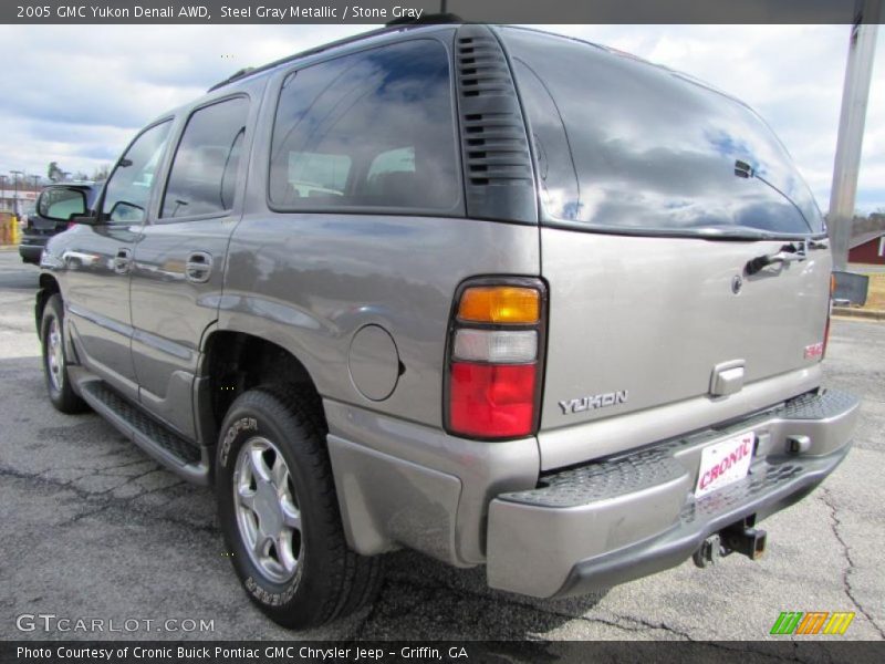 Steel Gray Metallic / Stone Gray 2005 GMC Yukon Denali AWD