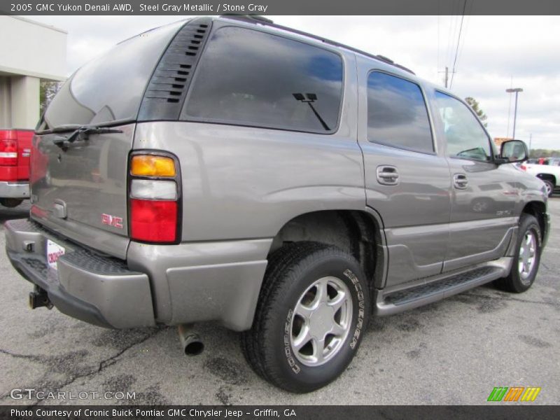 Steel Gray Metallic / Stone Gray 2005 GMC Yukon Denali AWD