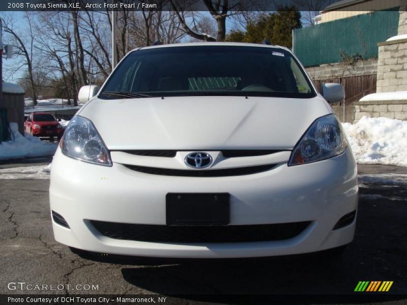 Arctic Frost Pearl / Fawn 2008 Toyota Sienna XLE