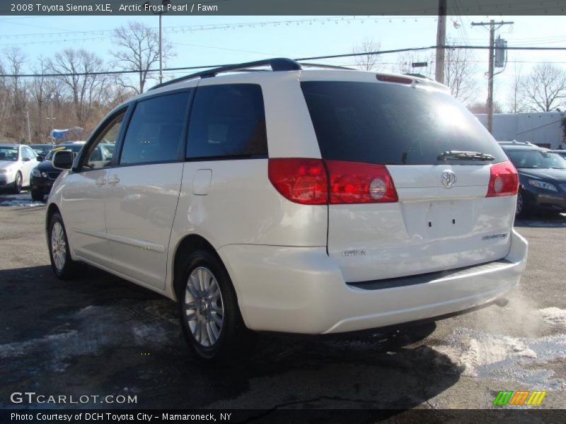 Arctic Frost Pearl / Fawn 2008 Toyota Sienna XLE