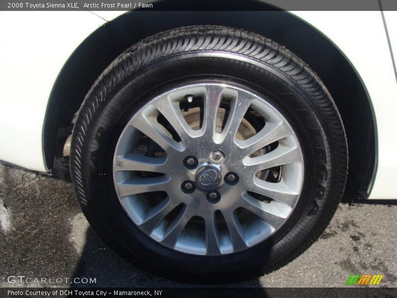 Arctic Frost Pearl / Fawn 2008 Toyota Sienna XLE