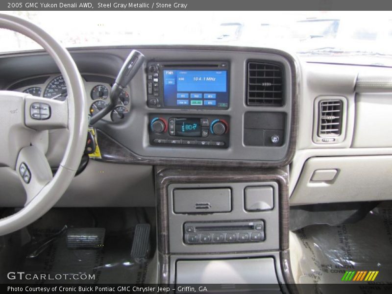 Steel Gray Metallic / Stone Gray 2005 GMC Yukon Denali AWD
