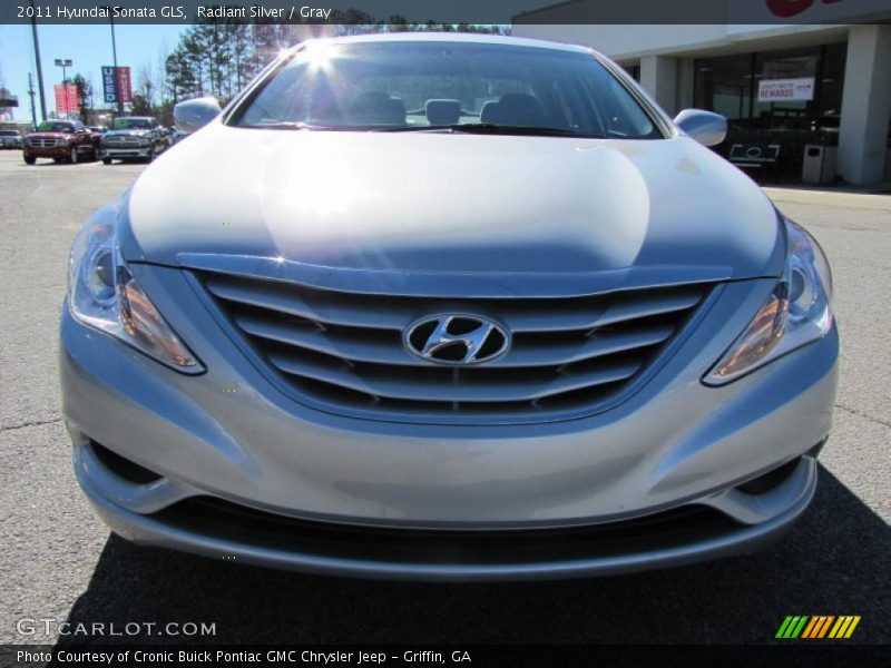 Radiant Silver / Gray 2011 Hyundai Sonata GLS
