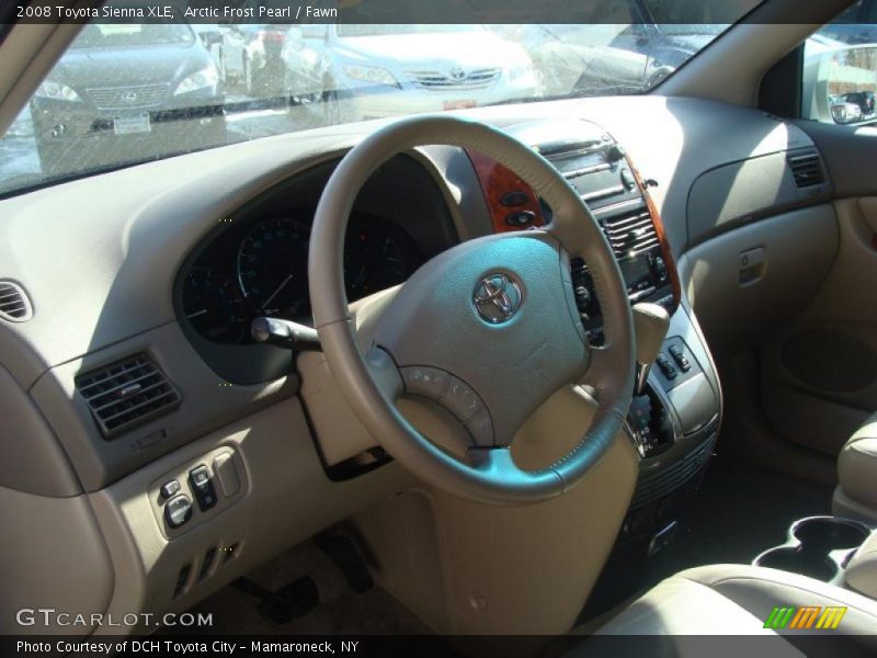 Arctic Frost Pearl / Fawn 2008 Toyota Sienna XLE