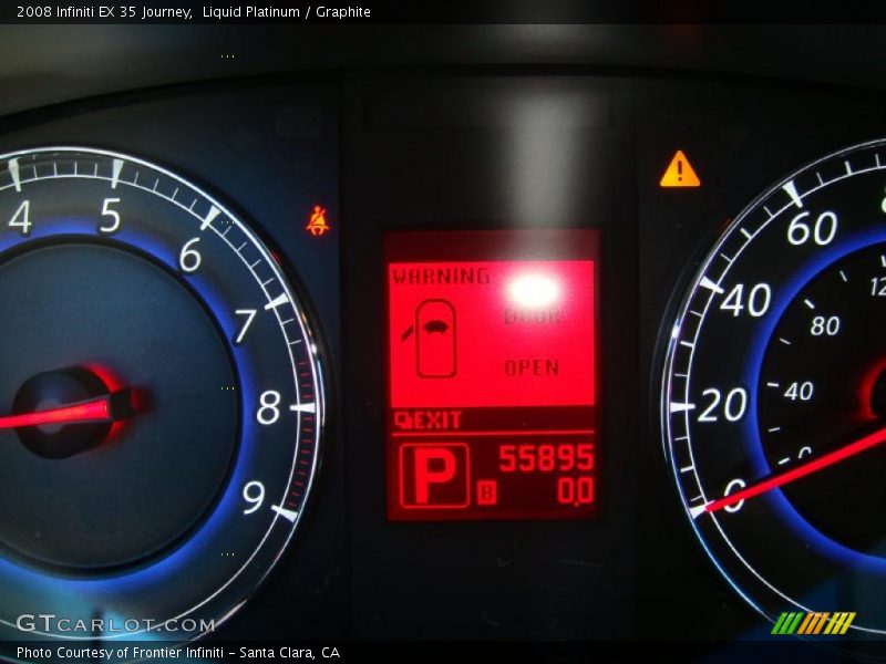 Liquid Platinum / Graphite 2008 Infiniti EX 35 Journey