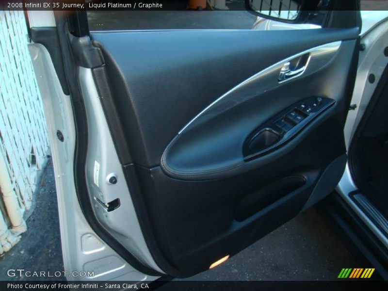 Liquid Platinum / Graphite 2008 Infiniti EX 35 Journey