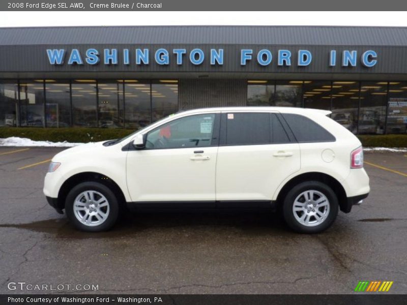 Creme Brulee / Charcoal 2008 Ford Edge SEL AWD