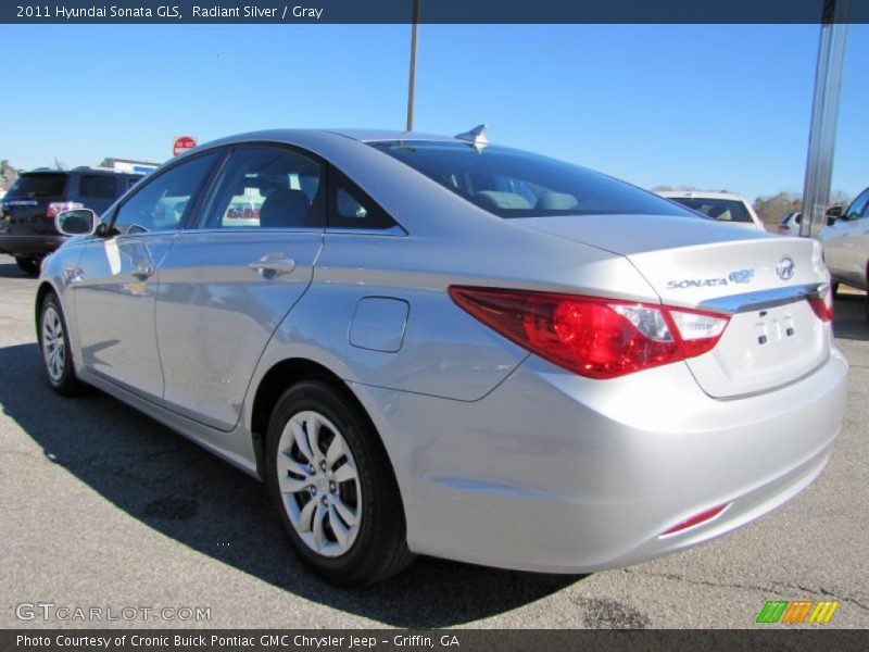 Radiant Silver / Gray 2011 Hyundai Sonata GLS