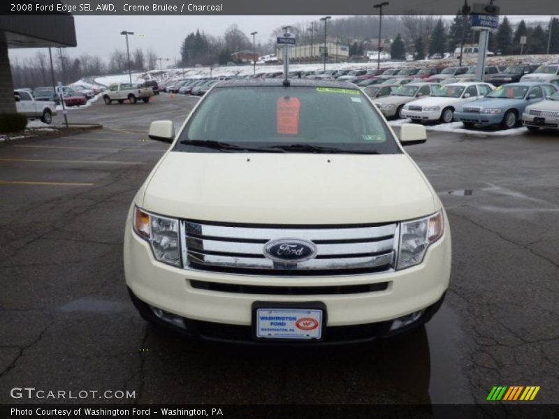 Creme Brulee / Charcoal 2008 Ford Edge SEL AWD