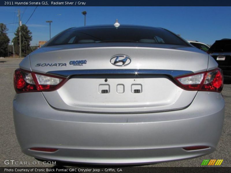 Radiant Silver / Gray 2011 Hyundai Sonata GLS