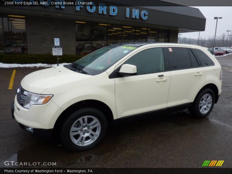 Creme Brulee / Charcoal 2008 Ford Edge SEL AWD