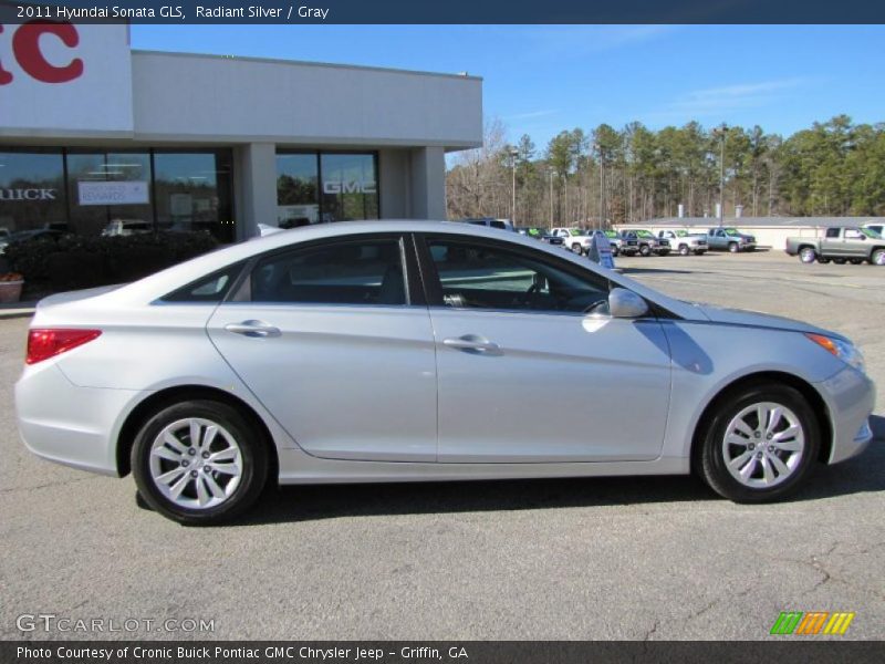 Radiant Silver / Gray 2011 Hyundai Sonata GLS