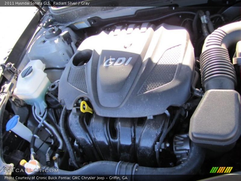 Radiant Silver / Gray 2011 Hyundai Sonata GLS