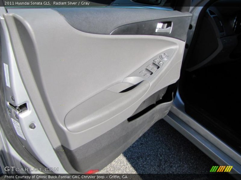 Radiant Silver / Gray 2011 Hyundai Sonata GLS