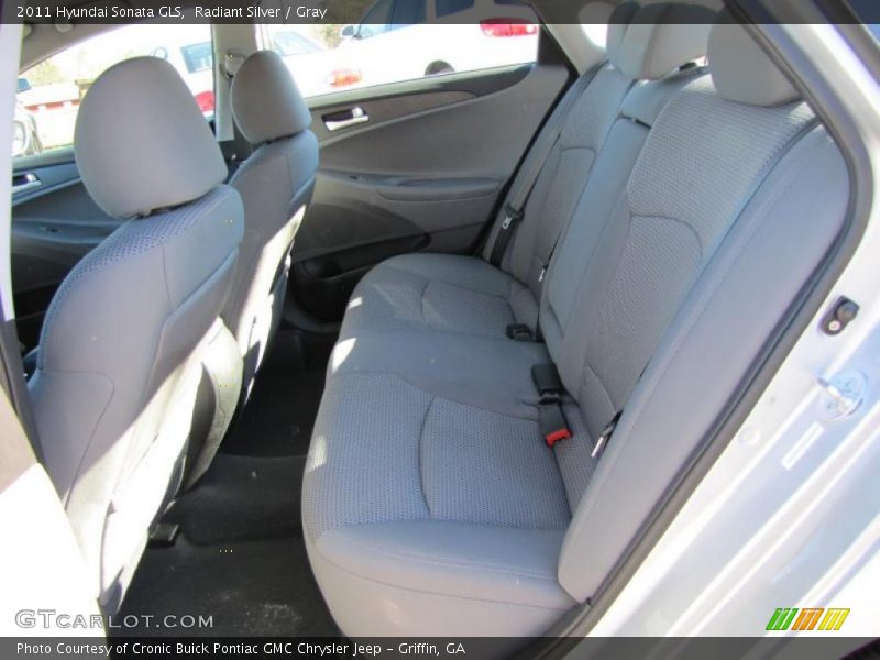 Radiant Silver / Gray 2011 Hyundai Sonata GLS