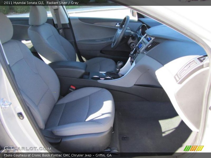 Radiant Silver / Gray 2011 Hyundai Sonata GLS
