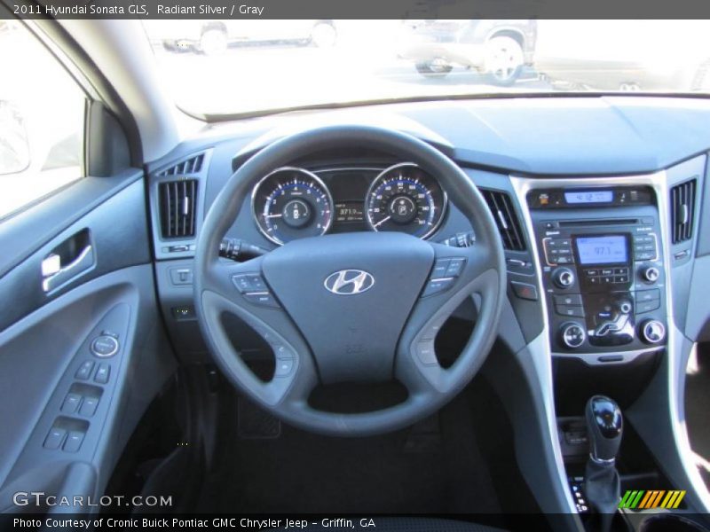 Radiant Silver / Gray 2011 Hyundai Sonata GLS