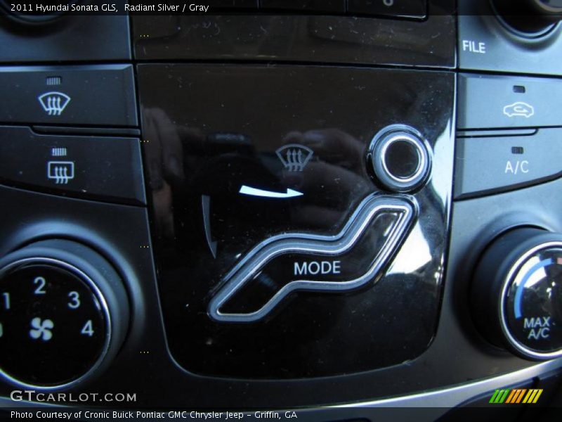 Radiant Silver / Gray 2011 Hyundai Sonata GLS