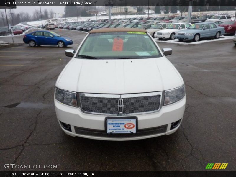 White Suede / Sand 2008 Lincoln MKZ AWD Sedan