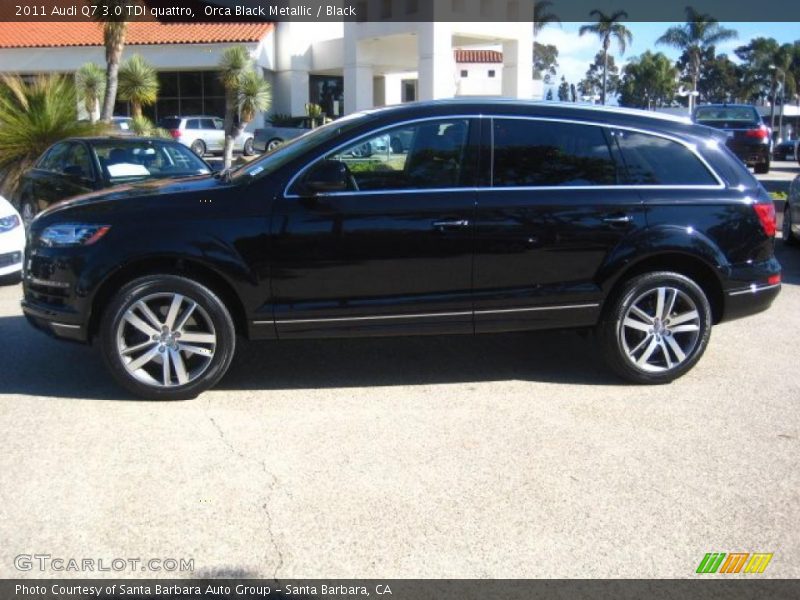 Orca Black Metallic / Black 2011 Audi Q7 3.0 TDI quattro