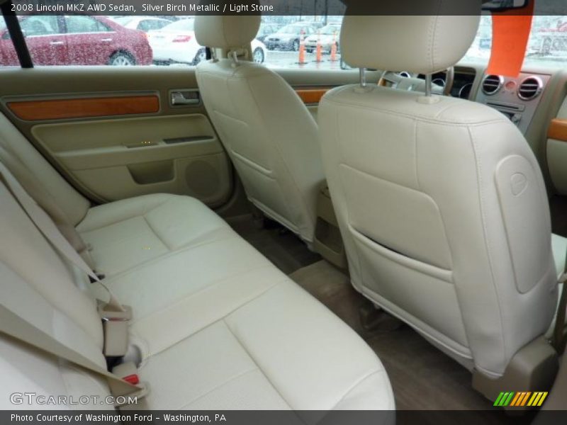 Silver Birch Metallic / Light Stone 2008 Lincoln MKZ AWD Sedan