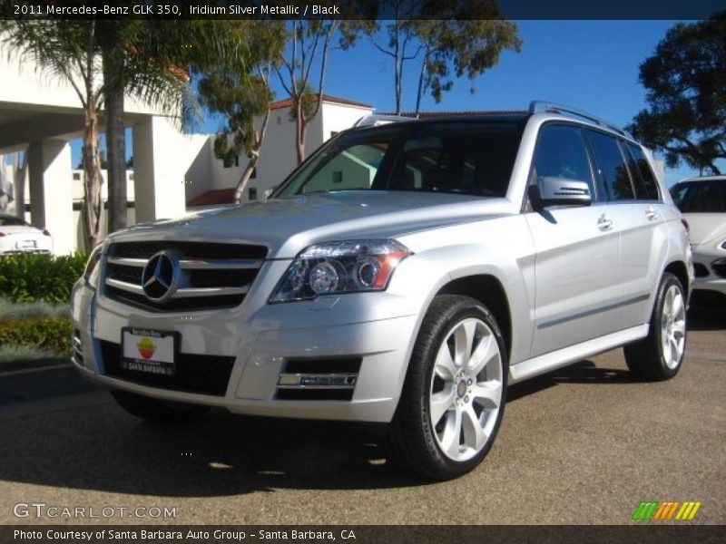 Iridium Silver Metallic / Black 2011 Mercedes-Benz GLK 350