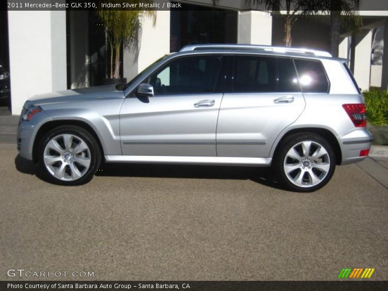 Iridium Silver Metallic / Black 2011 Mercedes-Benz GLK 350